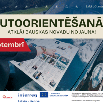 Auto foto orientēšanās brauciens Bauskas novadā