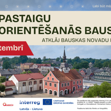 Pastaigu foto orientēšanās spēle Bauskā